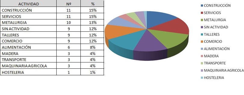 sectores actividad